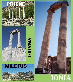 Temple of Apollo Miletus theatre Lion Bay Baths of Faustina Ilyas ey Camii Priene bouleuterion Byzantine church Gymnasium Temple of Athena Theatre
